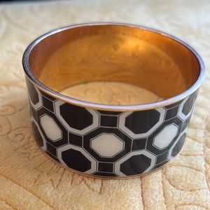 Kate Spade bangle in navy and gold